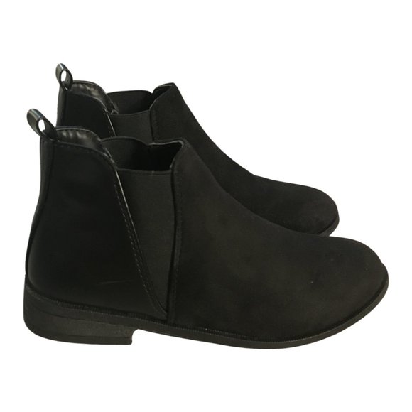 Spot On Shoes - Black Ankle Booties